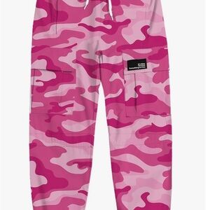 Pink Camouflage Cargo Pants